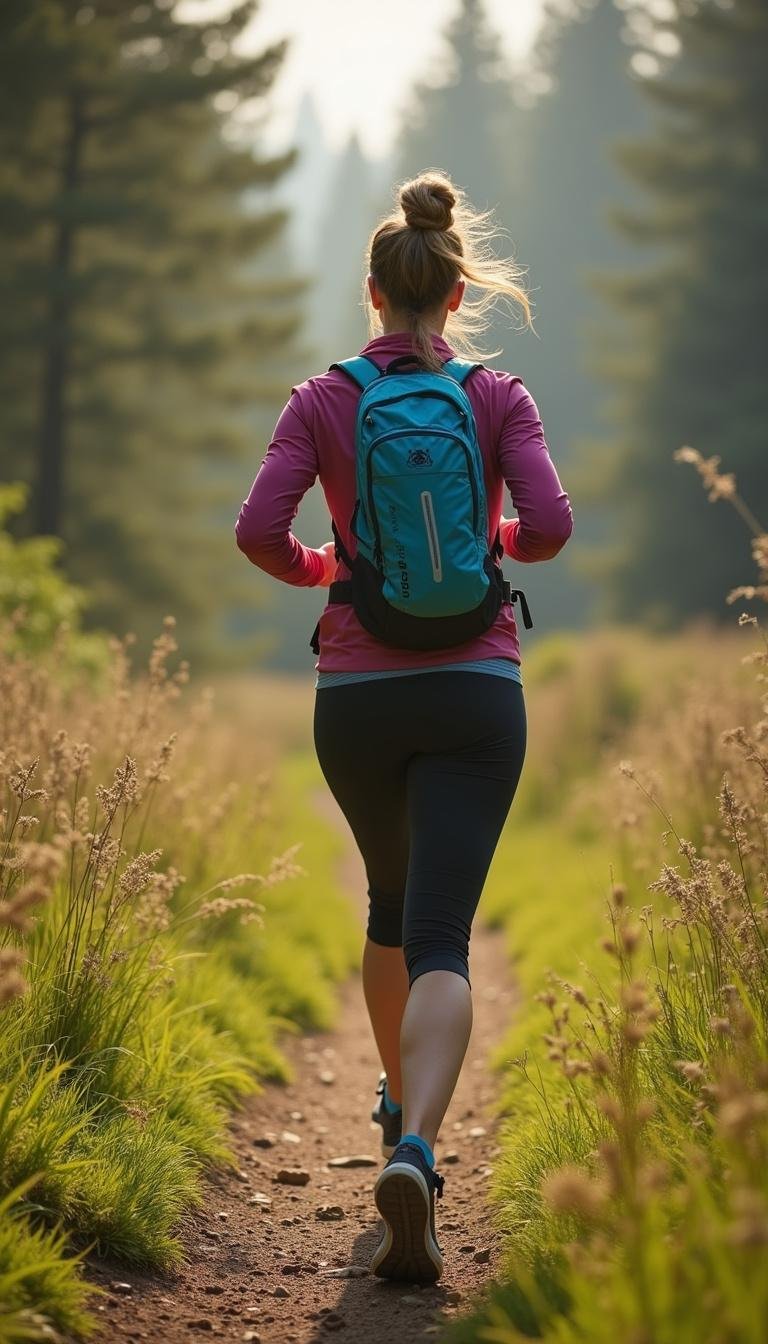 Active woman running outdoors to emphasize cardiovascular health benefits for women