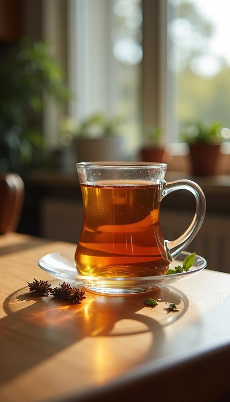 Herbal tea for lowering cortisol levels and reducing cortisol belly naturally