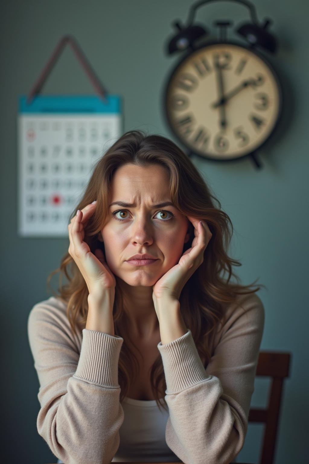 Woman showing signs of mood swings, representing emotional changes associated with blood sugar levels