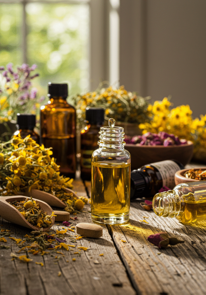 Herbal supplements for natural support of PMDD and hormone-driven mood swings